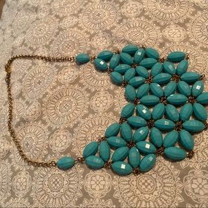 Blue Statement Necklace